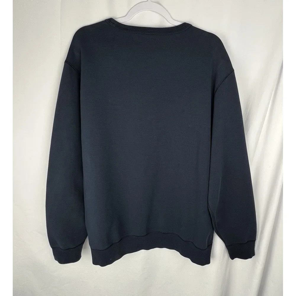 POLO RALPH LAUREN Aviator Navy Double-Knit Embossed Sweatshirt Mens XXL Crewneck